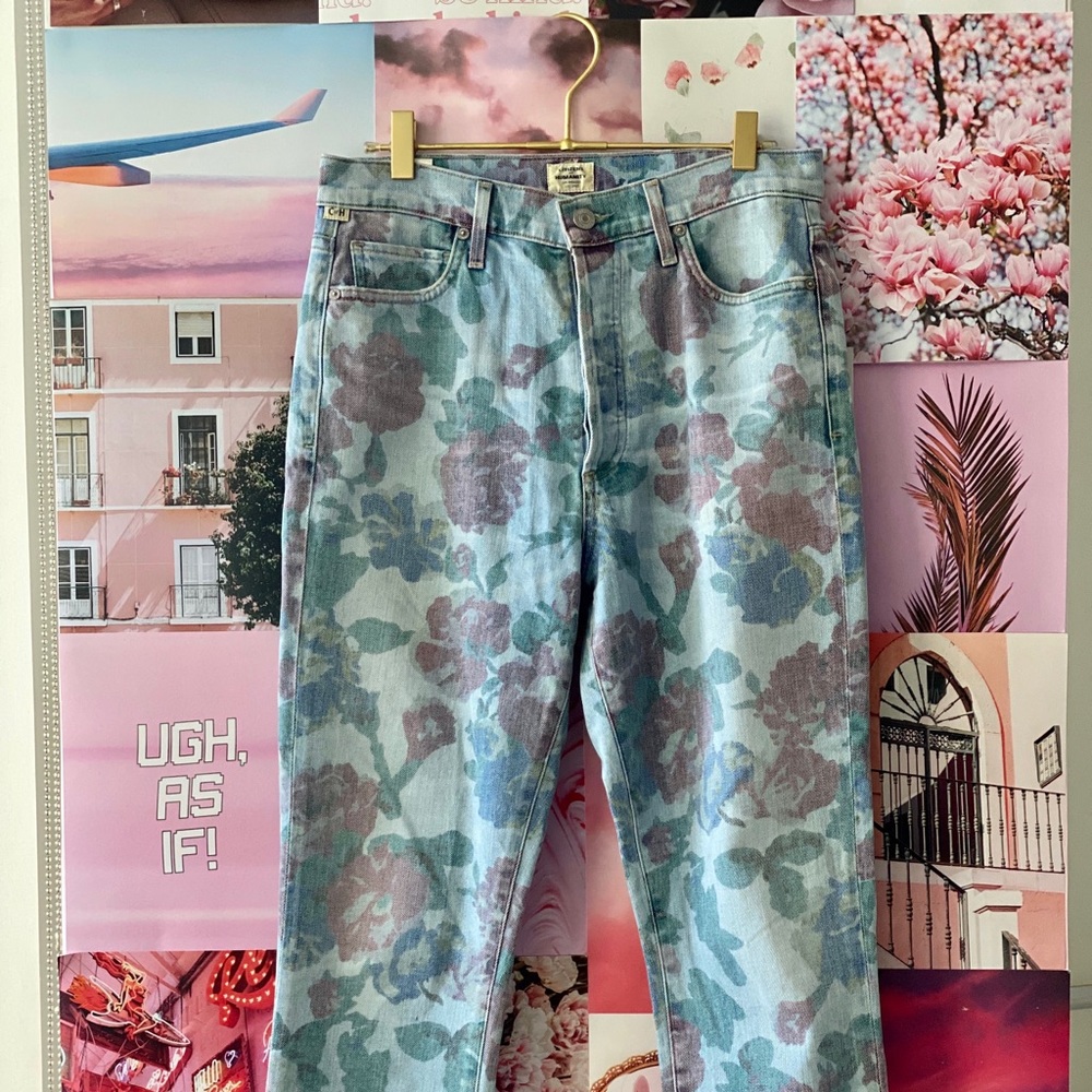 Premium Vintage Olivia Crop High Rise Slim Jeans